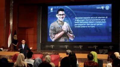 Menparekraf Dorong Semangat Antikorupsi Harus Jadi Budaya di Kemenparekraf
