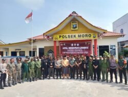 Kegiatan Apel Kesiapan Linmas Dalam Rangka Pengamanan Pemilu 2024