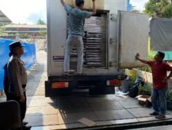 Polres Karimun Lakukan Pengamanan Kedatangan Logistik Pemilu