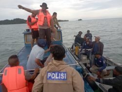 Polsek Moro Laksanakan SAR Pencarian Nelayan Yang Hilang Kontak