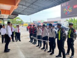 Polres Karimun Laksanakan Pengamanan Penertiban Alat Peraga Sosialisasi