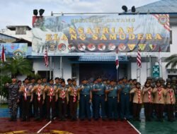 Lanal TBK Memberikan Pembinaan Kepada Muda Mudi Karimun