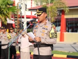 Polres Karimun Gelar Apel Pembukaan Latihan Kerja Siswa SPN Polda Kepri
