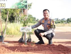 Polres Karimun Laksanakan Penanaman sebanyak 135 Pohon