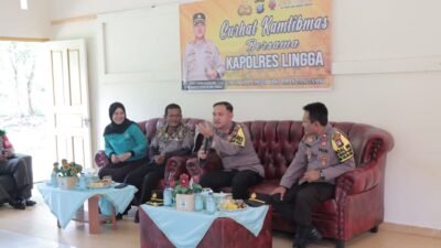 Curhat Kamtibmas, Kapolres Nilai Kecamatan Singkep Barat Aman dan Patuh Hukum