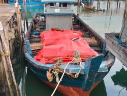 Bea Cukai Melakukan Penindakan Muatan Rokok Ilegal Diperairan Selat Singapura