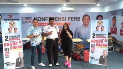 Prawiro IGMP Kepri Bersama TKD Prabowo-Gibran Gelar Donor Darah dan Konsultasi Hukum Gratis