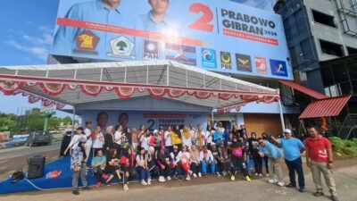 TKD Prabowo-Gibran Kepri Senam Sehat Bersama Masyarakat Batam