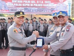 Kapolres Karimun Pimpin Upacara Penutupan Latja Siswa SPN Polda Kepri