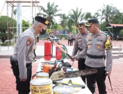 Kapolres Karimun Cek Peralatan Kesiapan Penanggulangan Bencana Alam