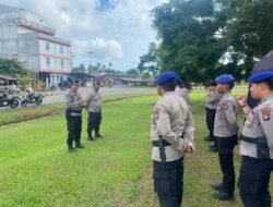 Polres Lingga Laksanakan Apel Antisipasi Penanggulanangan Bencana Alam