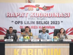 Ciptakan Nataru Yang Kondusif, Polres Karimun Gelar Rapat Koordinasi Lintas Sektoral