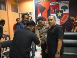 Kapolres Kepulauan Meranti Silaturahmi Bersama Pengurus Pemuda Pancasila Sekaligus Pamit Pindah Tugas