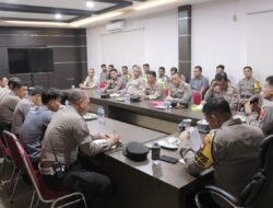 Pastikan Kesiapan Operasi Mantap Brata 2023-2024, Tim WasOps Polda Kepri Lakukan Kunker ke Polres Lingga