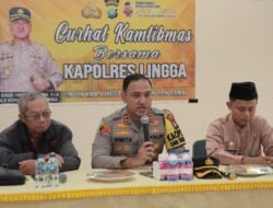 Curhat Kamtibmas, Polres Lingga Himbau Masyarakat Untuk Tetap Kondusif Jelang Nataru dan Pemilu 2024