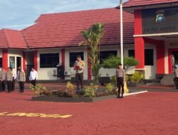 Pimpin Apel, Wakapolres Lingga Himbau Anggota Jaga Netralitas Polri