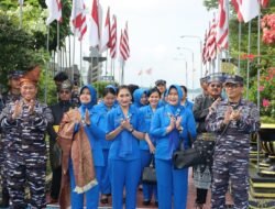 Komandan Lanal Tanjung Balai Karimun Menerima Kunjungan Kerja Panglima Pankoarmada I