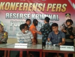 Tersangka Pelaku Dugaan Tindak Pidana Ilegal Logging Terancam 10 Tahun Penjara