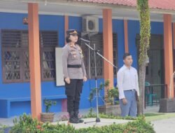 Sireka Goes To School, Kapolsek Meral Jadi Pembina Upacara di Sekolah SMAN 3 Karimun