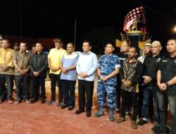 Bupati Karimun Mendampingi Gubernur Kepri Meresmikan Tugu Pentakbiran Dan Revitalisasi Pasar Malam Karimun
