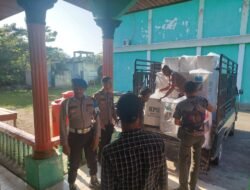 Polres Meranti Kawal Ketat Pergeseran Kotak Suara Dari PPK Menuju Gudang Logistik KPU