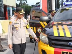 Kapolres Karimun Pimpin Pengecekan Kendaraan Motor Dan Mobil Dinas