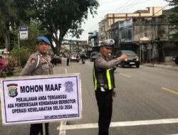 Hari Kedua Ops Keselamatan, 111 Pengendara Mendapat Teguran