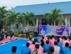 Polsek Tebing Tinggi Barat Beri Edukasi Pelajar Tentang Tertib Berlalulintas
