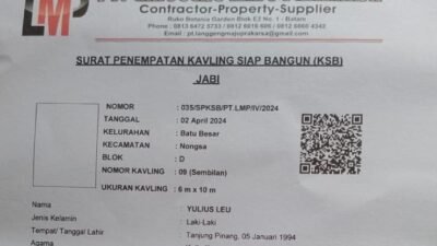 PT LMP Diduga Membohongi Warga dengan Mengganti Nomor Kavling