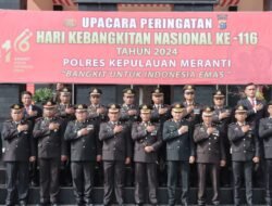 Kapolres Meranti Pimpin Upacara Peringatan Hari Kebangkitan Nasional