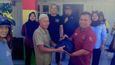 Melayu Raya Lingga Salurkan Sembako Murah Kapolda Kepri