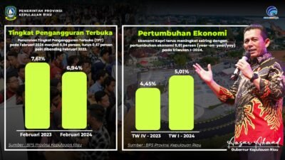 Kepri Catat Penurunan Tingkat Pengangguran: Ekonomi Terus Bertumbuh