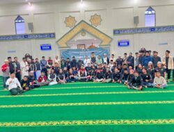 Bikers Subuhan Batam dan Pejuang Subuh Nongsa Bersama Polda Kepri Gelar Sholat Subuh Berjamaah di Masjid Al Halim