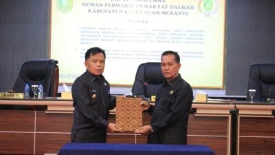 DPRD Kepulauan Meranti Gelar Paripurna LKPJ dan Persetujuan Ranperda Peningkatan Pemukiman Kumuh