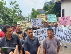 Di PHK Sepihak, Ratusan Karyawan Gelar Aksi di Kantor PT Indotirta Suaka 