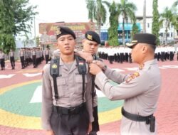 Polres Karimun Gelar Apel Pembukaan Latja 59 Siswa SPN Polda Kepri