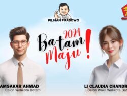 Untuk Batam Lebih Maju, Li Claudia Chandra Siap Dampingi Amsakar Achmad Pada Pilwako Mendatang