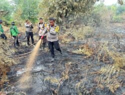 Tim Gabungan Polres Meranti Berhasil Padamkan Karhutla di Desa Tanjung Kedabu