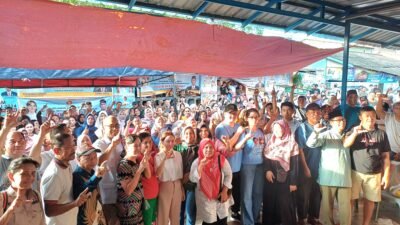 Li Claudia Chandra Menyapa Masyarakat Sei Panas