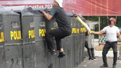 Polres Karimun Gelar Simulasi Pengamanan Pilkada 2024