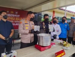Satresnarkoba Polres Karimun Musnahkan 2,048kg Sabu