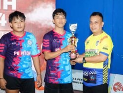 Pasangan Ganda Putra Habib dan Ari Raih Kemenangan di Final Badminton Merah Putih Cup II