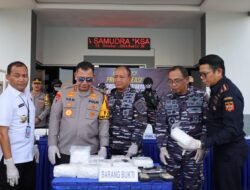 Penyeludupan 10 Kg Narkotika Jenis Sabu Dan Senjata Pistol Jenis Blank Gun Dari Malaysia di Gagalkan Lantamal IV