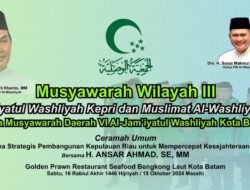 Ketum PB Alwashliya KH Dr Mashuril Khomis Akan Hadiri Pembukaan Musyawil di Batam