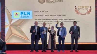 PLN Batam Raih Penghargaan Bergengsi di Ajang TOP Human Capital Awards 2024