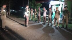 Maraknya Aksi Pencurian, Desa Tanjung Harapan Lakukan Patroli Malam dengan Tim Gabungan