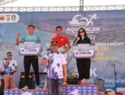 Ketua DPRD Kepri Iman Sutiawan Hadiri Acara Aquathlon dan Fun Run Piala Panglima TNI di Bintan