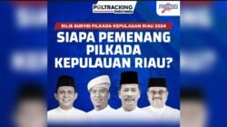 Ansar Ahmad-Nyanyang Haris Pratamura Unggul di Pilkada Kepri, Survei Poltracking Tunjukkan Tren Positif