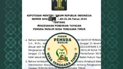 Kemenkumham Sahkan Akta Notaris, FPM NTT Resmi Berbadan Hukum