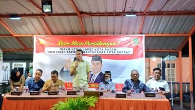 Reses Wakil Ketua I Dprd Batam, Aweng Kurniawan Siap Perjuangkan Aspirasi Masyarakat Tiban Baru